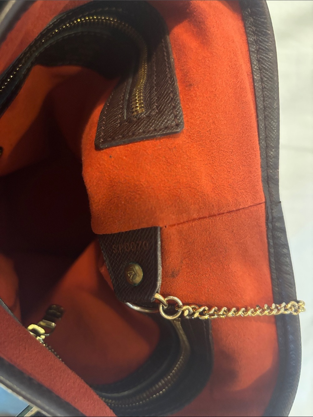 Louis Vuitton Neverfull MM Damier Ebene Tote in Brown - Picture 10 of 10